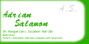 adrian salamon business card